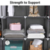 Yescom 70" Portable Wardrobe Storage Clothes Closet Organizer