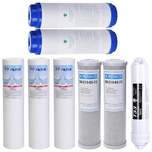 Yescom Under Sink Water Filter Replacement Cartridge 8 Pack Image