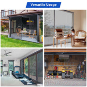 Yescom Magnetic Garage Screen Door for 2 Car Garage 16x7ft Image