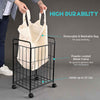 Yescom Laundry Basket on Wheels Metal Frame