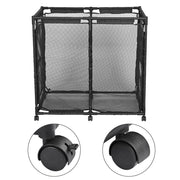 Yescom 35x33x22 Mesh Pool Storage Bin Rolling Cart Organizer Image