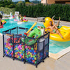 Yescom Pool Float Storage Outdoor Rolling Bin 48"x30"x34"