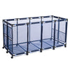 Yescom 65" Pool Toy Storage Large Rolling Cart Mesh Bin