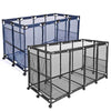 Yescom 65" Pool Toy Storage Large Rolling Cart Mesh Bin