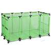 Yescom 65" Pool Toy Storage Large Rolling Cart Mesh Bin