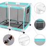 Yescom 48" Pool Toy Storage Bin Mesh Rolling Cart Heavy Frame