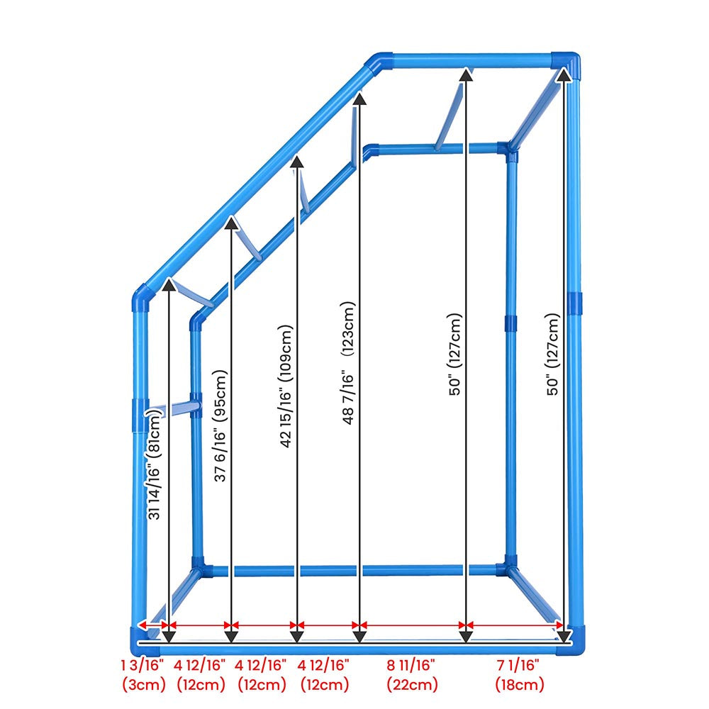 Yescom Pool Towel Rack Hot Tub PVC Drying Rack Image