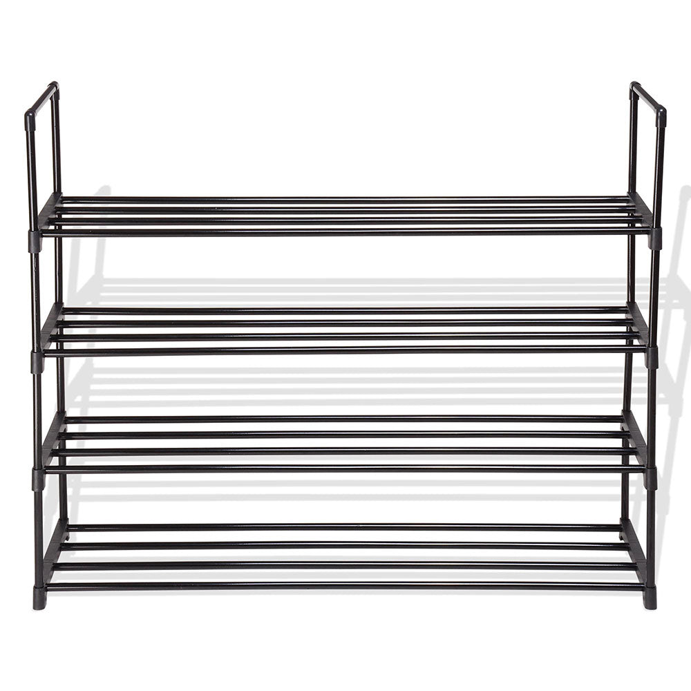 Yescom 4 Tiers 20 Pairs (35x12x29) Metal Shoe Rack Stackable Shelf Image