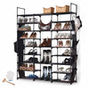 Yescom 9 Tiers Metal Shoe Rack 42 Pairs Shoe Organizer Shelf