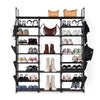 Yescom 9 Tiers Metal Shoe Rack 42 Pairs Shoe Organizer Shelf