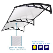 Yescom Door & Window Poly Awning Canopy 80"x40" Image