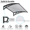 Yescom Door & Window Poly Awning Canopy 40"x40"