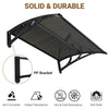 Yescom 2-Pack Door & Window Poly Awning Canopy 40"x40"