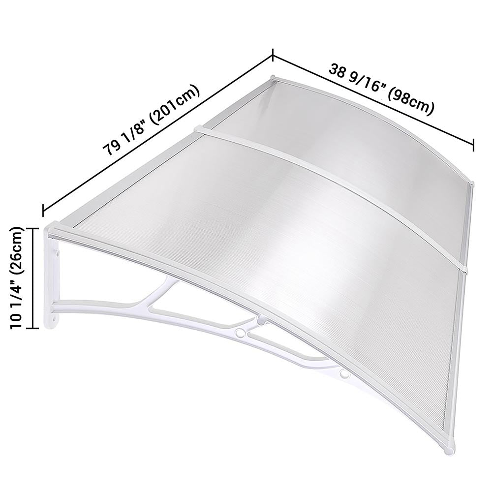 Yescom Door & Window Poly Awning Canopy 120" x 40" Image