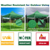 InstaHibit 10x10 ft Pop Up Canopy Comml. Instant Tent CPAI-84