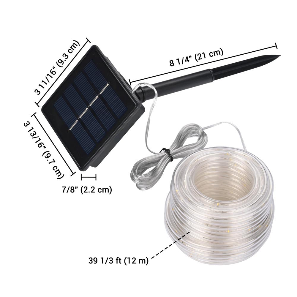 Yescom 39ft Solar Hanging Light Outdoor Waterproof Day-Night Sensor Image