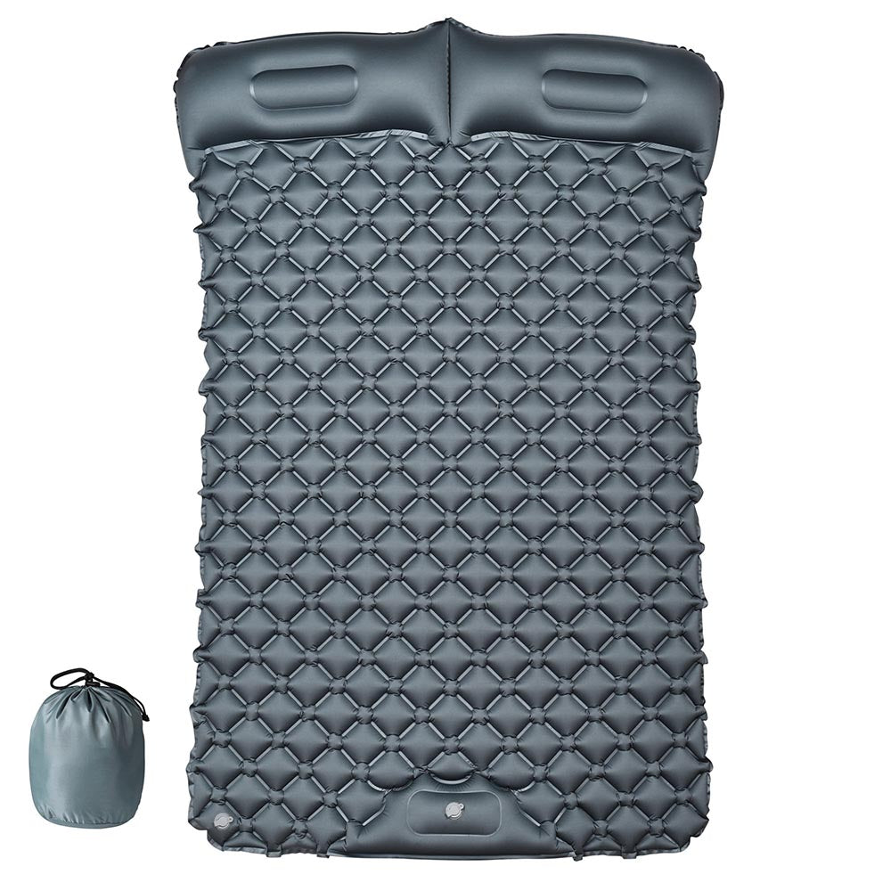 Yescom Inflatable Camping Mattress for 2 Person w/ Pillow Built-in Pum ...