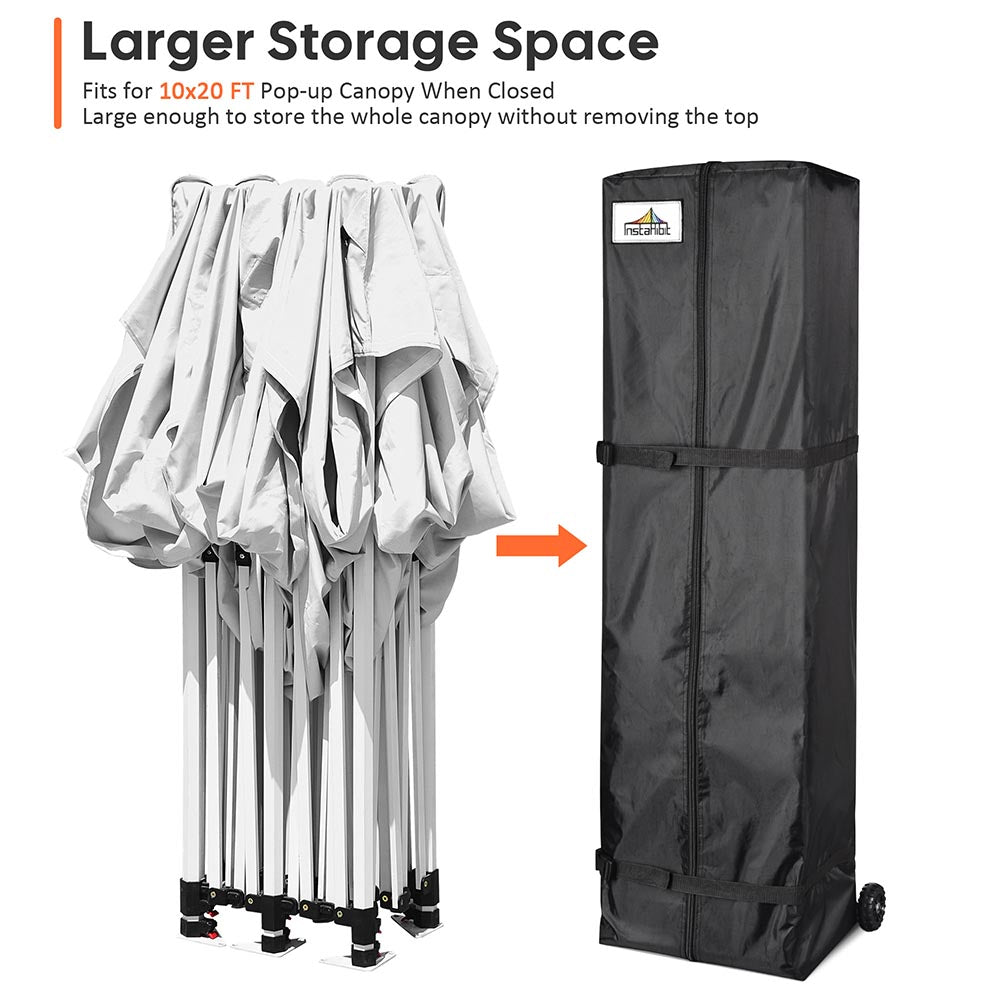 Yescom Canopy Storage Bag w/ Wheels 17x11x66" for 10x20 Image