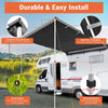 Yescom Awning 6' 7" x 8' 2" Vehicle Rooftop Side Tent Shade