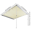 Yescom Awning 8' 2" x 7' 7" Vehicle Rooftop Side Tent Shade