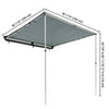 Yescom Awning 8' 2" x 7' 7" Vehicle Rooftop Side Tent Shade