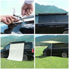 Yescom Awning with LED Light 6.6' x 4.6' Car Side Tailgate Awning