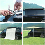 Yescom Awning with LED Light 6.6' x 4.6' Car Side Tailgate Awning Image