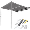 Yescom Awning with LED Light 8.2' x 7.6' Car Side Awning