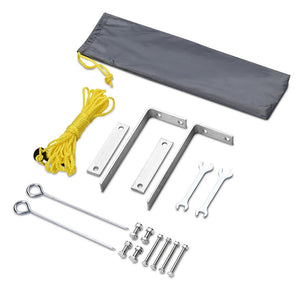 Yescom Awning Mounting Hardware L Brackets & Ground Stakes