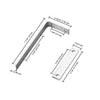 Yescom Awning Mounting Hardware L Brackets & Ground Stakes