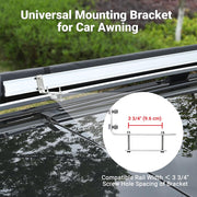 Yescom Awning Mounting Hardware L Brackets & Ground Stakes Image