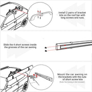 Yescom Awning Mounting Hardware L Brackets & Ground Stakes Image