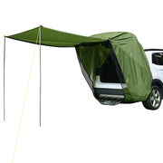 Yescom Car Tent with Awning Shade & Net for Van SUV Tailgate, Green Image