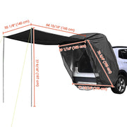 Yescom Car Tent with Awning Shade & Net for Van SUV Tailgate Image