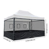 Yescom 10x15 Pop Up Canopy Netting Mesh Sidewalls Side Panel