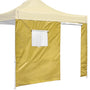 Yescom 1pc Canopy Sidewall Roll-up Door & Window 10x10, Mineral Yellow Image