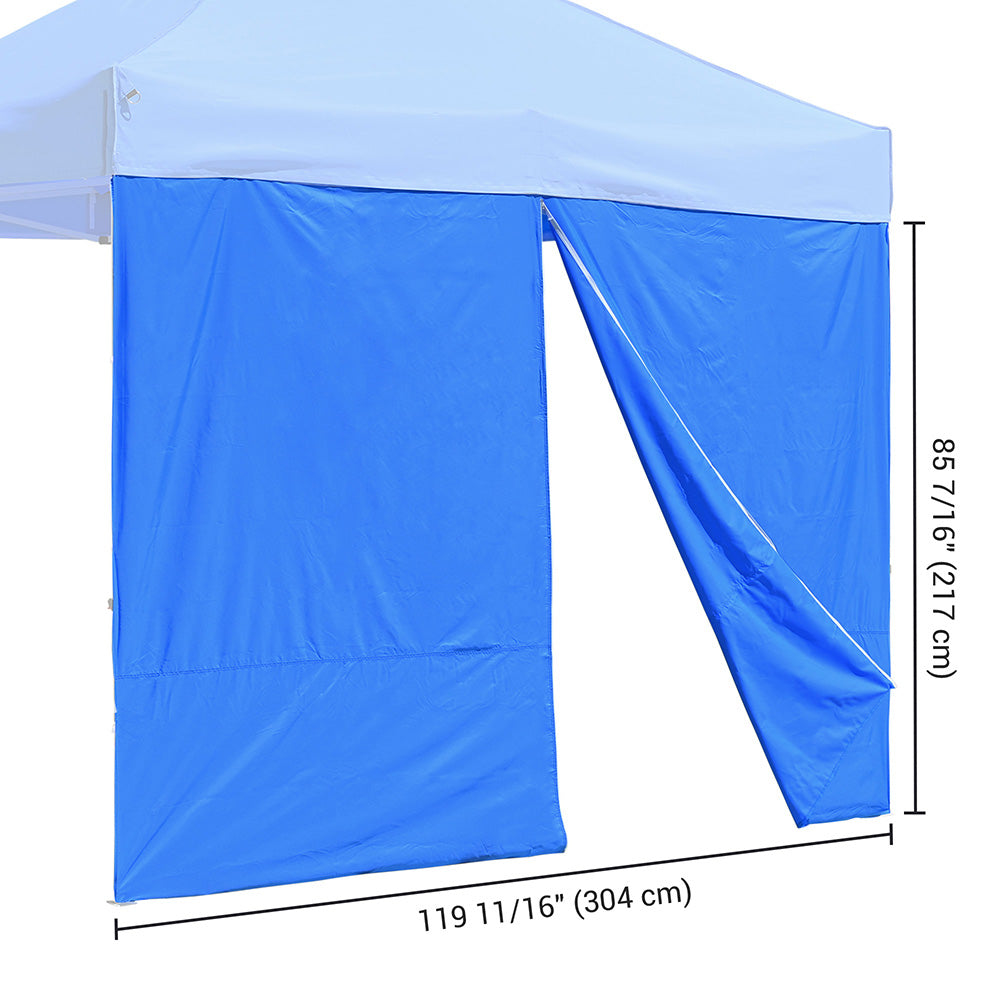 Yescom Canopy Tent Wall with Zip 10x7ft UV50+ CPAI-84 Image