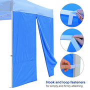 Yescom Canopy Tent Wall with Zip 10x7ft UV50+ CPAI-84 Image