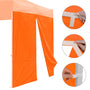 Yescom Canopy Tent Wall with Zip 10x7ft UV50+ CPAI-84, Orange Image