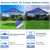 Yescom 10x10 Ez Pop Up Tent Canopy Top Replacement Cover (9.6'x9.6')