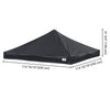 Yescom 10x10 Ez Pop Up Tent Canopy Top Replacement Cover (9.6'x9.6')