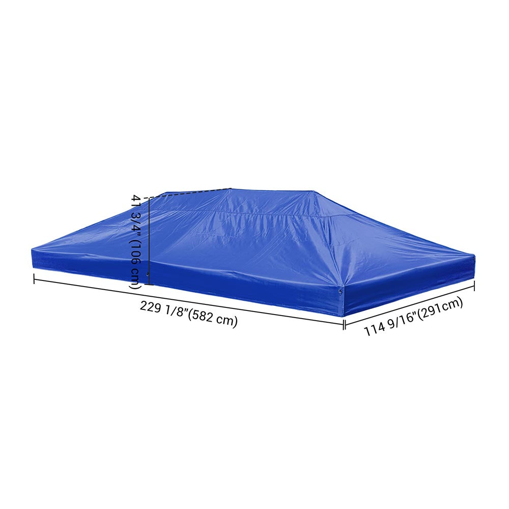 Yescom 10'x20' Ez Pop Up Tent Canopy Top Replacement (9.6'x19') Image