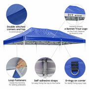 Yescom 10'x20' Ez Pop Up Tent Canopy Top Replacement (9.6'x19') Image