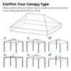 Yescom 10'x20' Ez Pop Up Tent Canopy Top Replacement (9.6'x19')