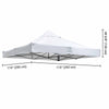 InstaHibit 10'x10' EZ Pop Up Canopy Replacement Air Vent (9.6'x9.6')