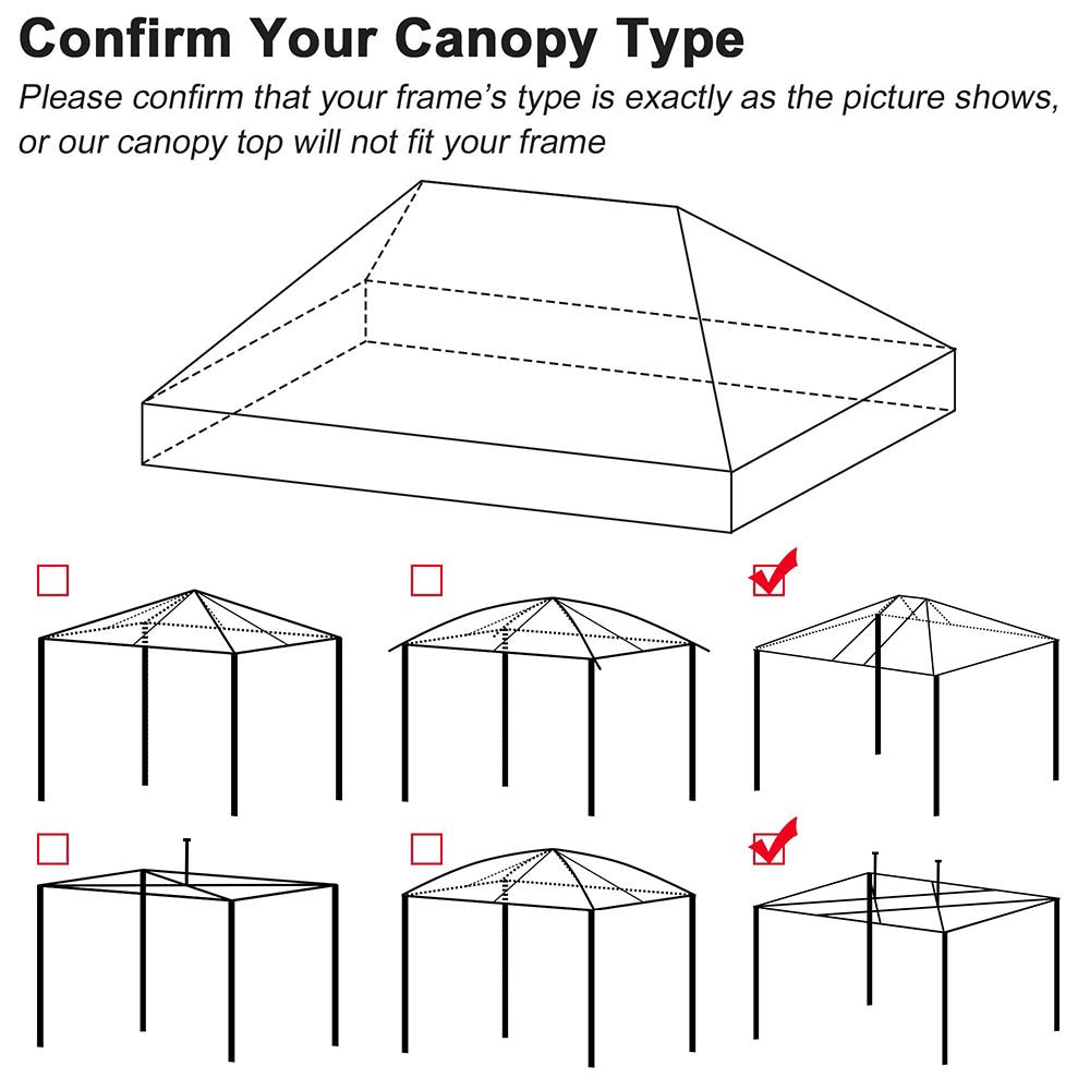 Yescom 10x20 Replacement Canopy Tie-dyed Pink Image