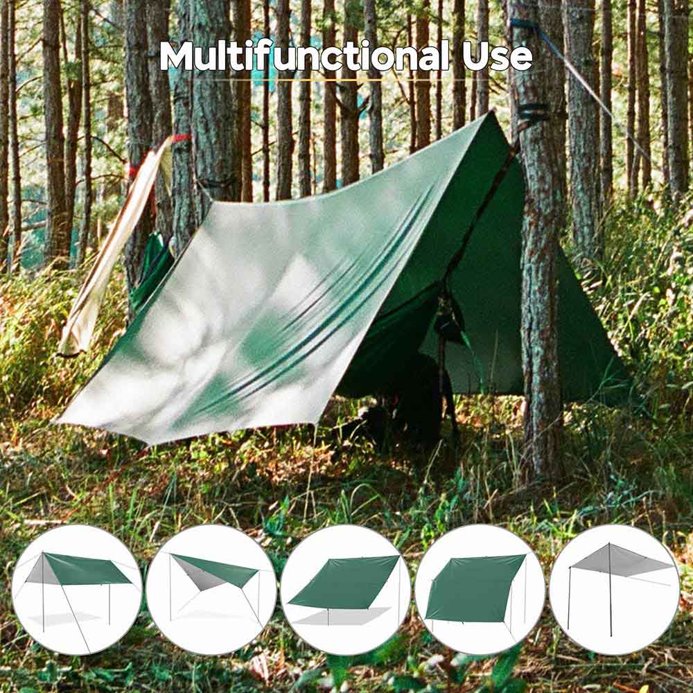 Yescom Camping Tarp Large Hammock Rain Fly 10x15ft UV50+ PU3,000mm Image