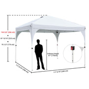 Yescom Ez Pop Up Canopy Tent 10'x10' Camping Shelter w/ Roller Bag Image