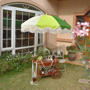 Yescom Patio Outdoor Market Fringe Umbrella Tilt Palm Springs, Mojito Image