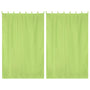 Yescom 2-Pcs Outdoor Tab Top Curtain Panel, 54Wx84L, Green Glow Image